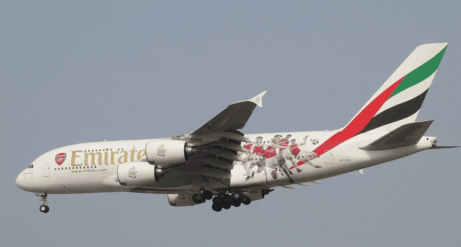 Emirates Airbus A380-800 ұшағы